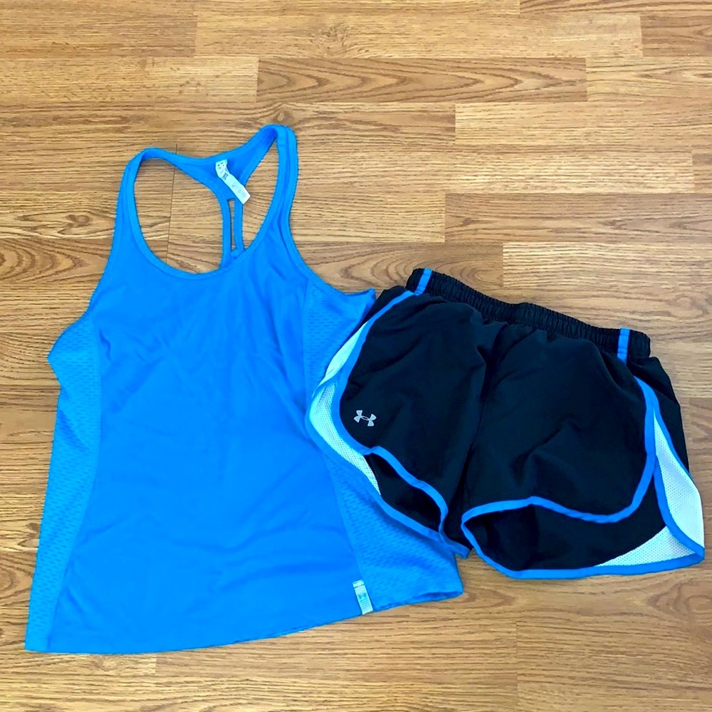 Under Armour Outfit - Tank and shorts  - Small
